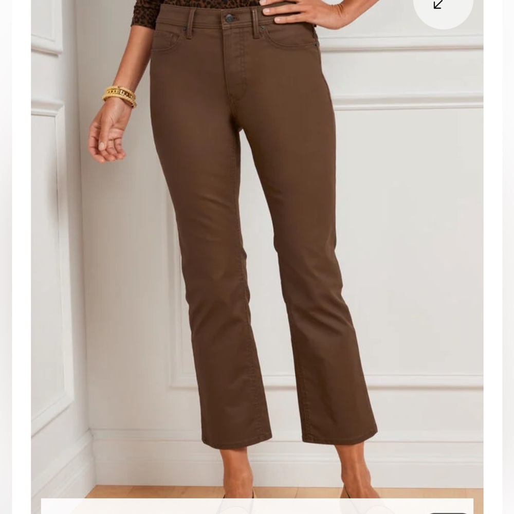 Talbots Boot Cut Crop  NWT